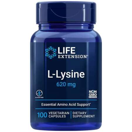 Life Extension L-Lysine, 620mg - 100 vcaps
