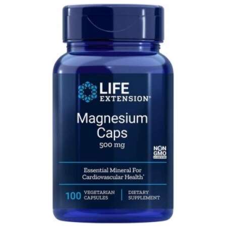 Life Extension Magnesium Caps, 500mg - 100 vcaps (EAN 737870145912)