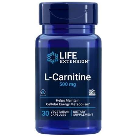 Life Extension L-Carnitine, 500mg - 30 vcaps