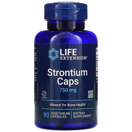 Life Extension Strontium Caps, 750mg - 90 vcaps