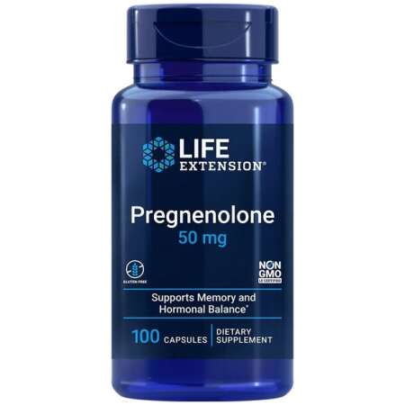Life Extension Pregnenolone, 50mg - 100 caps