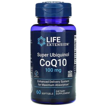 Life Extension Super Ubiquinol CoQ10, 100mg - 60 softgels