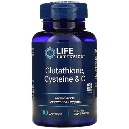 Life Extension Glutathione, Cysteine & C - 100 caps