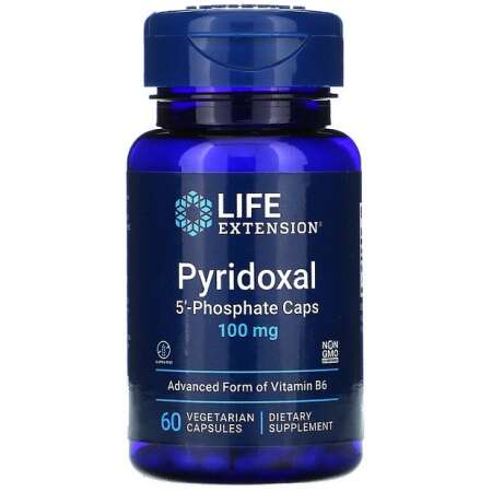 Life Extension Pyridoxal 5'-Phosphate Caps, 100mg - 60 vcaps