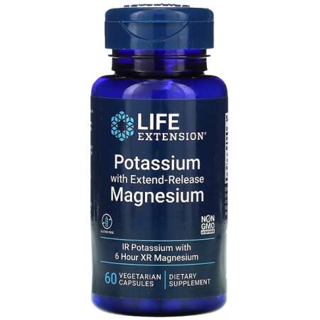 Life Extension Potassium with Extend-Release Magnesium - 60 vcaps