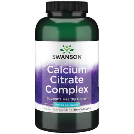 Swanson Calcium Citrate Complex, 250mg - 300 caps