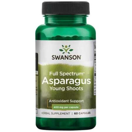 Swanson Full Spectrum Asparagus Young Shoots, 400mg - 60 caps