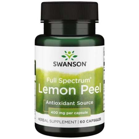 Swanson Full Spectrum Lemon Peel, 400mg - 60 caps