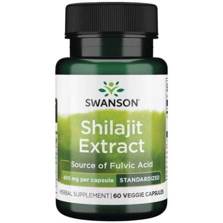 Swanson Shilajit Extract, 400mg - 60 vcaps