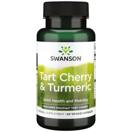 Swanson Tart Cherry & Turmeric - 60 vcaps