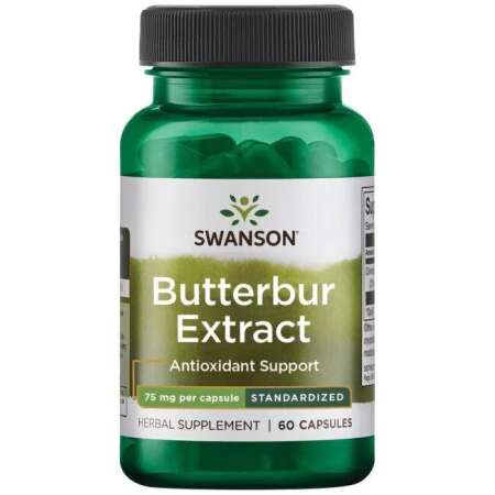 Swanson Butterbur Extract, 75mg - 60 caps