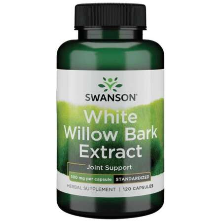 Swanson White Willow Bark Extract, 500mg - 120 caps