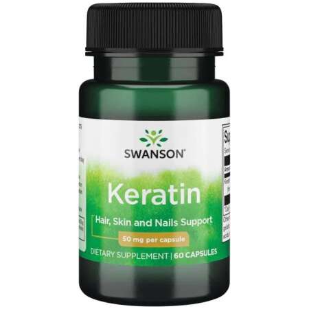 Swanson Keratin, 50mg - 60 caps