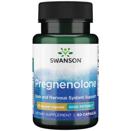 Swanson Pregnenolone, 25mg - 60 caps