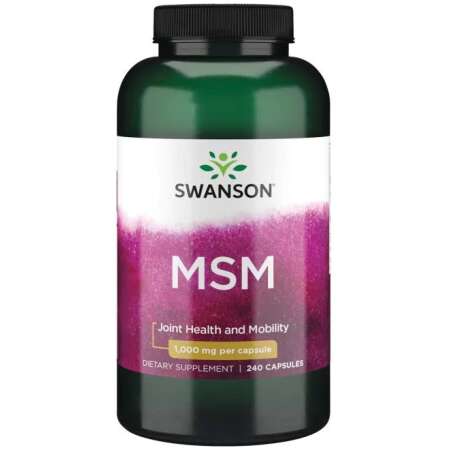 Swanson MSM, 1000mg - 240 caps