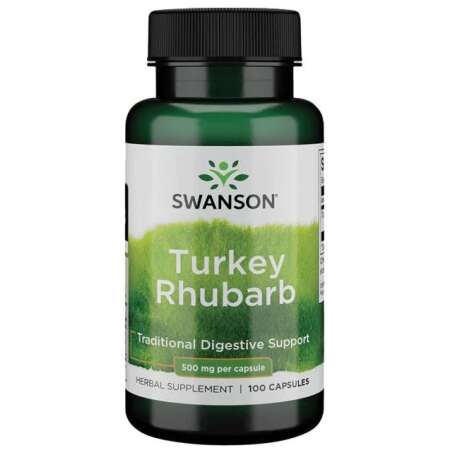 Swanson Turkey Rhubarb - 100 caps