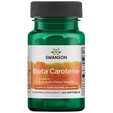Swanson Beta-Carotene (Vitamin A), 10 000 IU - 250 softgels