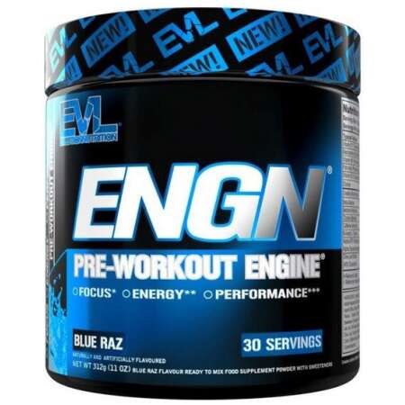 EVLution Nutrition ENGN, Blue Raz - 312g