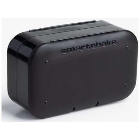 SmartShake Pill Box Organizer, 2-pack - Black