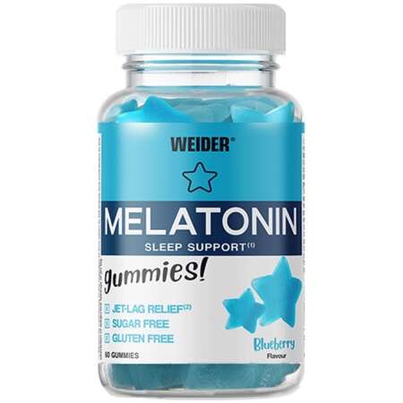 Weider Melatonin, Blueberry - 60 gummies