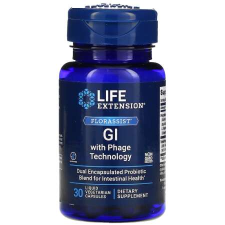 Life Extension Florassist GI with Phage Technology - 30 liquid vcaps