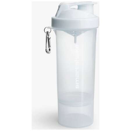 SmartShake Slim Series, White - 500 ml.