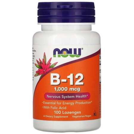 NOW Foods Vitamin B-12, 1000mcg - 100 lozenges