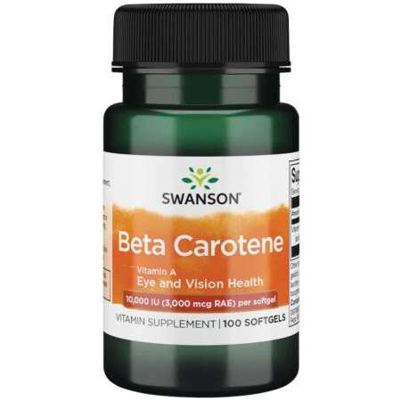 Swanson Beta-Carotene (Vitamin A), 10 000 IU - 100 softgels