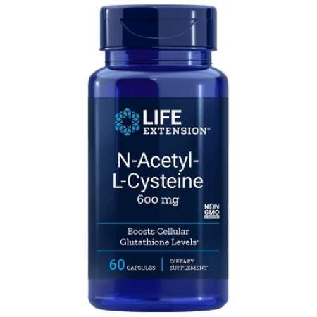 Life Extension N-Acetyl-L-Cysteine, 600mg - 60 caps
