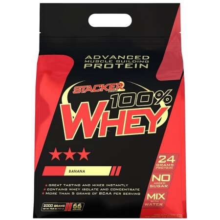 Stacker2 Europe 100% Whey, Banana - 2000g