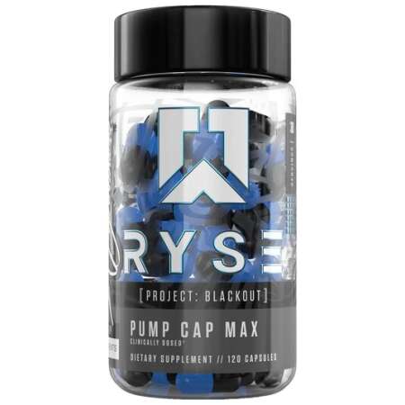 RYSE Pump Cap Max - Project Blackout - 120 caps