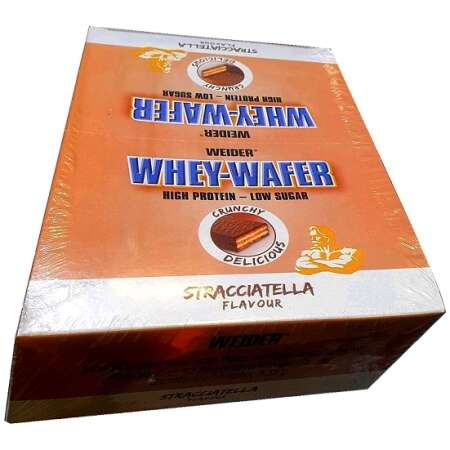 Weider Whey-Wafer, Stracciatella - 12 x 35g