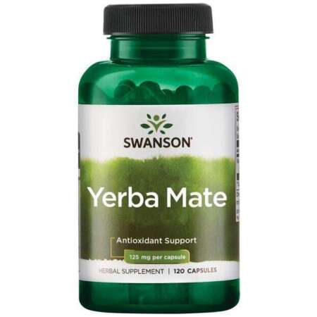 Swanson Yerba Mate, 125mg - 120 caps