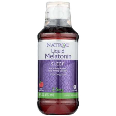 Natrol Liquid Melatonin, Berry - 237 ml.