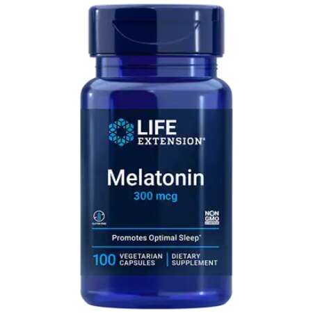 Life Extension Melatonin, 300mcg - 100 vcaps
