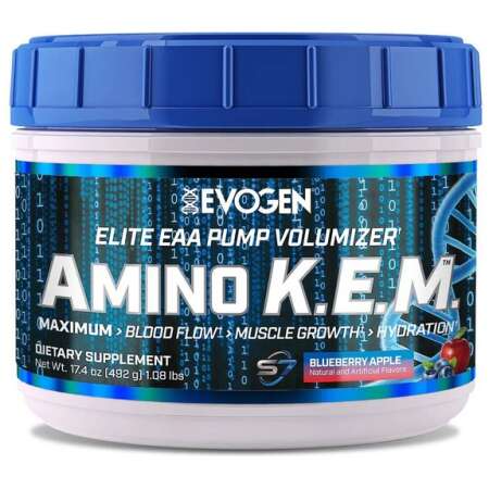 Evogen Amino K.E.M. EAA, Blueberry Apple - 492g