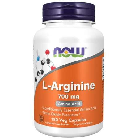 NOW Foods L-Arginine, 700mg - 180 vcaps