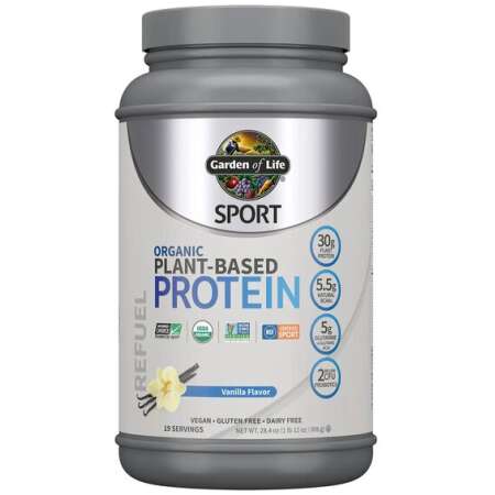 Garden of Life Sport Plant-Based Protein, Vanilla - 806g