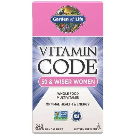 Garden of Life Vitamin Code 50 & Wiser Women - 240 vcaps