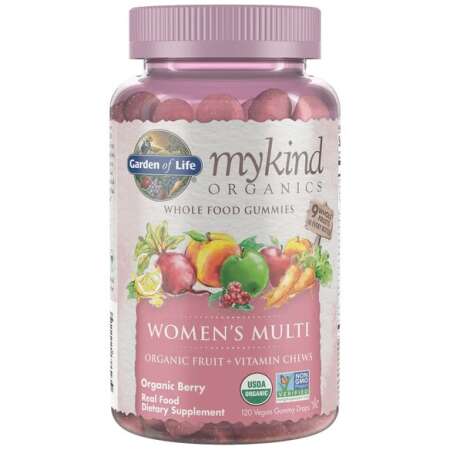 Garden of Life Mykind Women's Multi Gummies, Berry - 120 vegan gummy drops