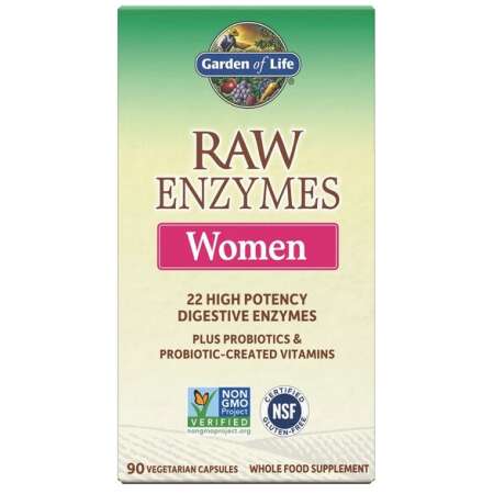 Garden of Life Raw Enzymes Women - 90 vcaps