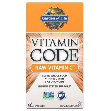 Garden of Life Vitamin Code Raw Vitamin C - 60 vegan caps