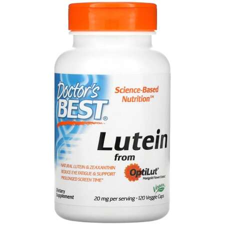Doctor's Best Lutein from OptiLut, 10mg - 120 vcaps