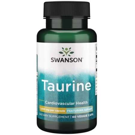 Swanson Taurine, 1000mg - 60 vcaps