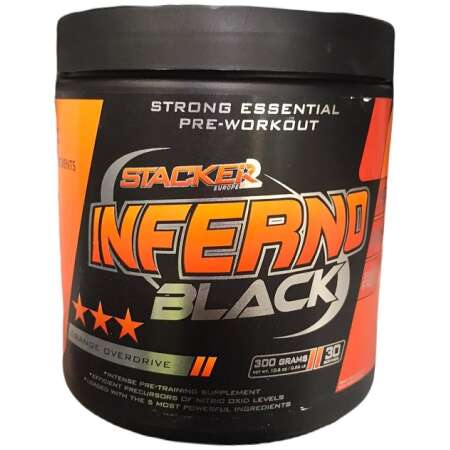 Stacker2 Europe Inferno Black, Orange Overdrive - 300g
