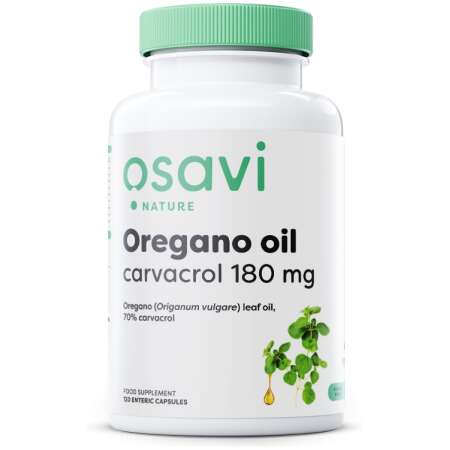 Osavi Oregano Oil Carvacrol, 180mg - 120 enteric caps