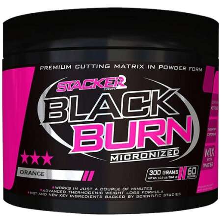 Stacker2 Europe Black Burn Micronized, Orange - 300g
