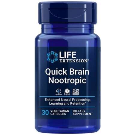 Life Extension Quick Brain Nootropic - 30 vcaps