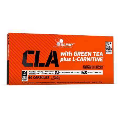 Olimp Nutrition CLA with Green Tea plus L-Carnitine - 60 caps