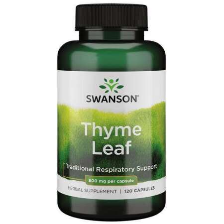 Swanson Thyme Leaf, 500mg - 120 caps